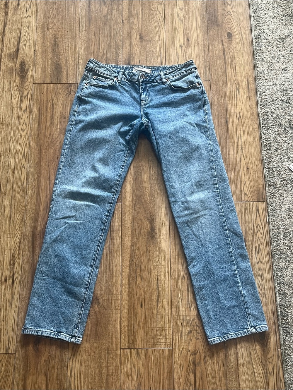 Garage Women's Light Blue Straight Leg Jeans